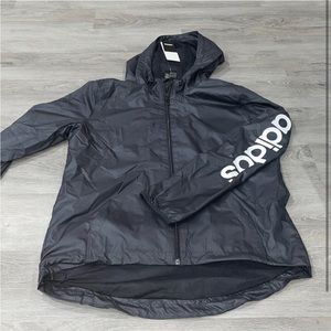 Black adidas women’s wind breaker